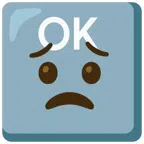 OK button + worried face