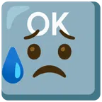OK button + sad but relieved face