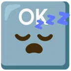 OK button + sleeping face