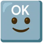 OK button + slightly smiling face