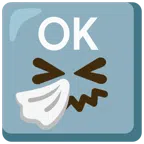 OK button + sneezing face