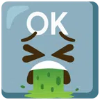 OK button + face vomiting