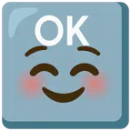 OK button + smiling face