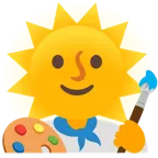 faccina sole + tavolozza