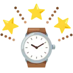 stella che brilla + orologio