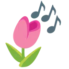 tulipano + note musicali