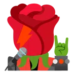 rosa + microfono