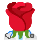 rosa + stetoscopio