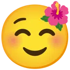 ibisco + faccina sorridente