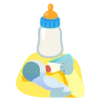 baby bottle + baby bottle
