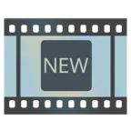 film kareleri + NEW düğmesi