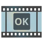 film kareleri + OK düğmesi