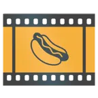 taśma filmowa + hot dog