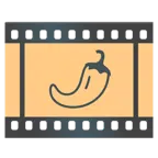 taśma filmowa + ostra papryka