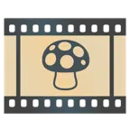 taśma filmowa + grzyb