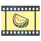 taśma filmowa + arbuz