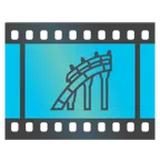 taśma filmowa + kolejka górska