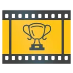 taśma filmowa + puchar