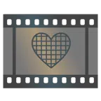 Filmstreifen + schwarzes Herz