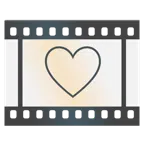 Filmstreifen + weißes Herz