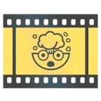 Filmstreifen + explodierender Kopf