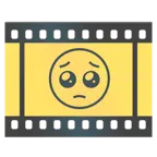 Filmstreifen + bettelndes Gesicht