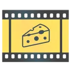 taśma filmowa + kawałek sera