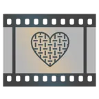 Filmstreifen + graues Herz