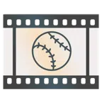 taśma filmowa + baseball
