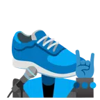 Mikrofon + Sportschuh