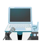 Mikrofon + Laptop