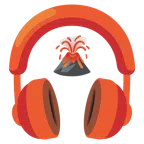 Kopfhörer + Vulkan