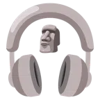 Kopfhörer + Statue