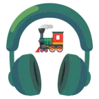 Kopfhörer + Dampflokomotive