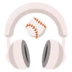 Kopfhörer + Baseball