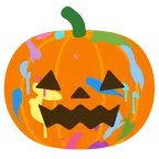 Mischpalette + Halloweenkürbis
