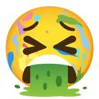 Mischpalette + kotzendes Gesicht