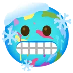 Mischpalette + frierendes Gesicht