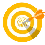 Darts + Biene