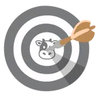 Darts + Kuhgesicht