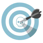 Darts + Totenkopf