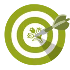 Darts + Blumenstrauß