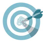 Darts + verhakte Büroklammern
