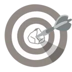 Darts + Felsen