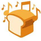 musical notes + bread