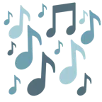 musical notes + musical notes