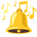 musical notes + bell