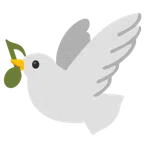 musical notes + dove