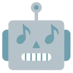 musical notes + robot