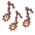 musical notes + hedgehog